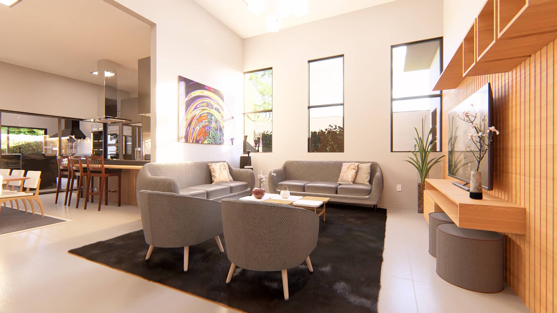 Casa de Condomínio à venda com 3 quartos, 223m² - Foto 3